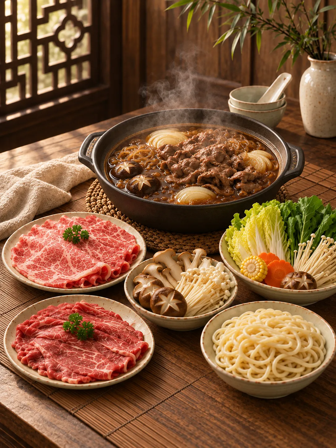 Kansai-Style Sukiyaki Hot Pot Set — CHDS healthy Chinese meal, Melbourne