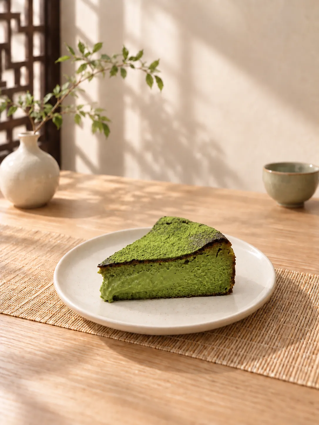 Basque Cheese Cake ZERO - Matcha — CHDS healthy Chinese meal, Melbourne