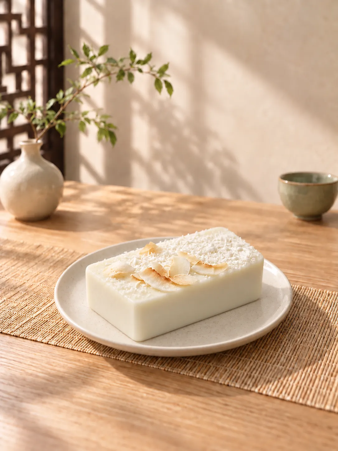 Coconut milk pudding — CHDS healthy Chinese meal, Melbourne