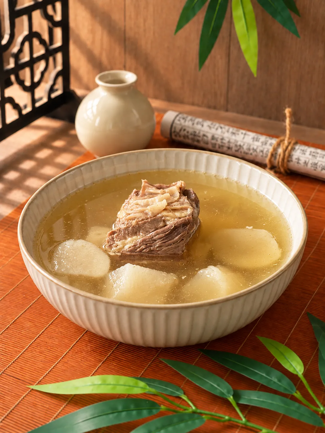 Clear Stewed Beef Ribs with Daikon Radish — CHDS healthy Chinese meal, Melbourne