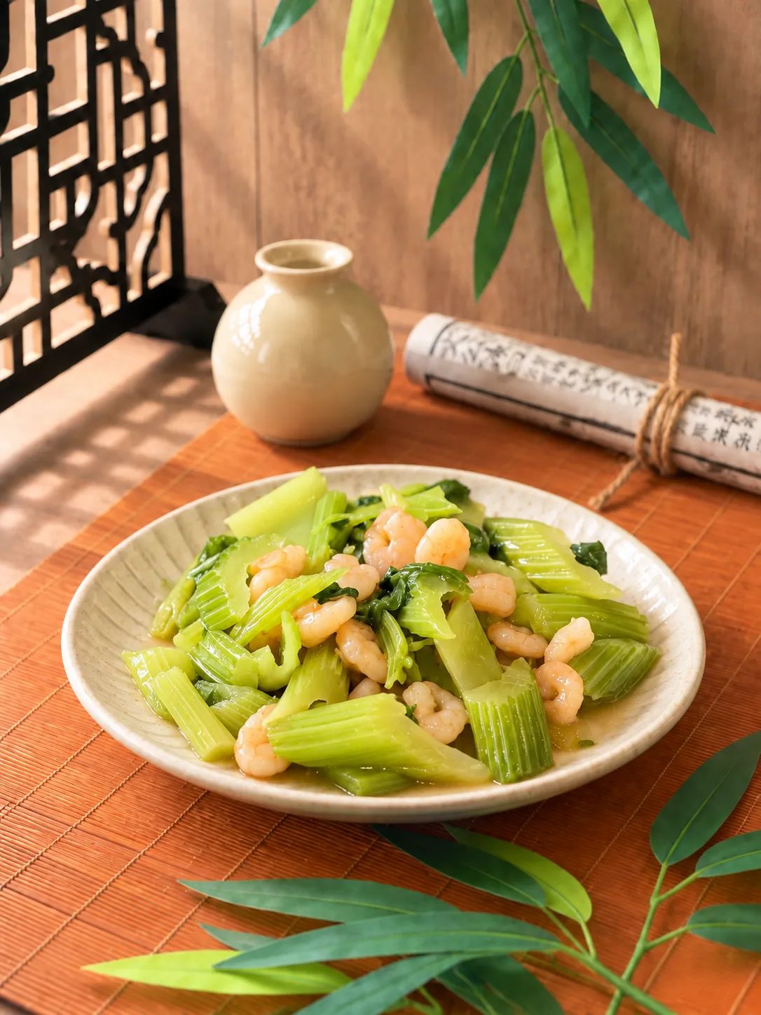 Aromatic Celery Shrimp Balls — CHDS healthy Chinese meal, Melbourne