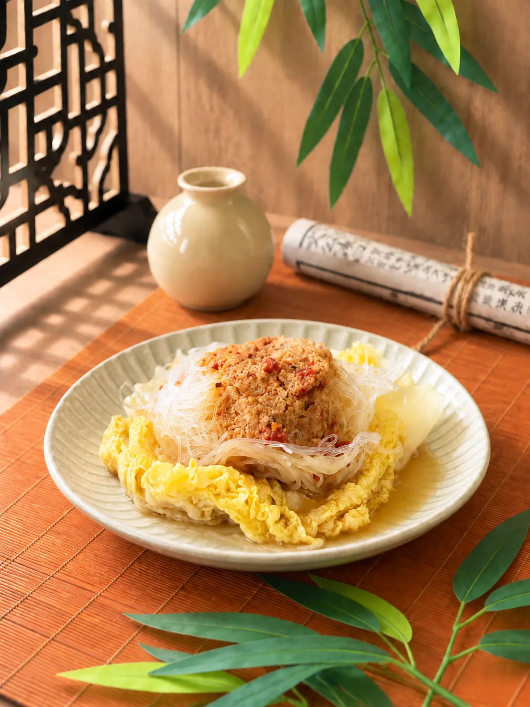 Spicy Steamed Baby Cabbage with Vermicelli — CHDS healthy Chinese meal, Melbourne