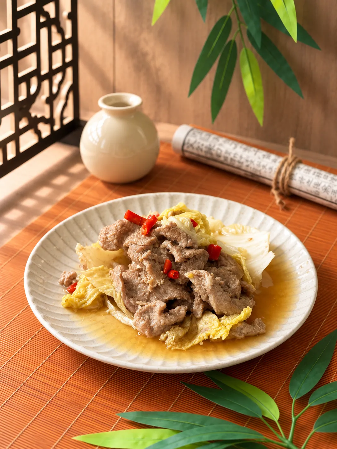 Braised Beef with Baby Cabbage — CHDS healthy Chinese meal, Melbourne